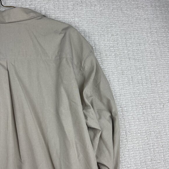 Mountain Equipment Co-op MEC Ultralight Hiking Button Tech Shirt Men's L Beige - Picture 15 of 16